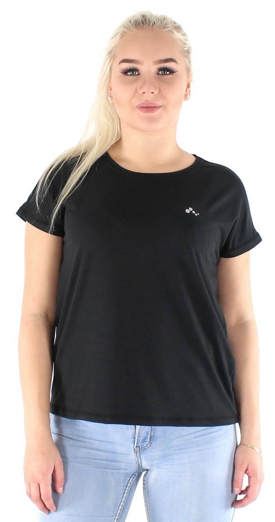 Only Play dam sport t-shirt Aubree loose svart - Sport T-shirts för damer - 129173 - 1
