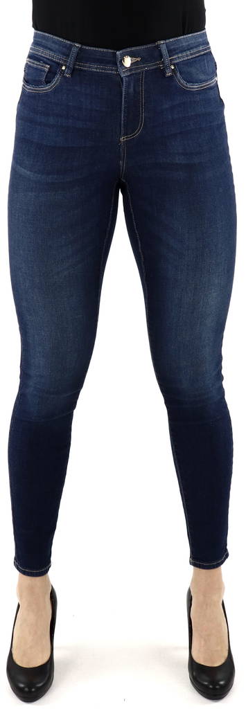 Only stretchiga dam jeans Wauw life mid skinny mörkblå - Jeans för damer - 127463 - 1