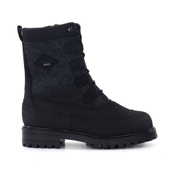 Pomar Kiiruna miesten GORE-TEX® huopanilkkurit musta - Miesten nilkkurit ja saappaat - 134733 - 1