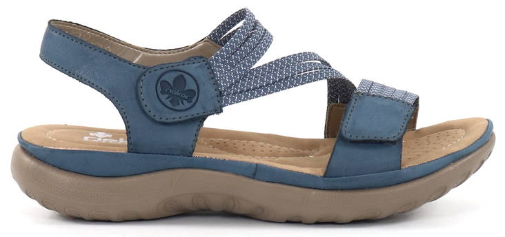 Rieker Sandaler 64870-14 blå - Rieker sandals - 133363 - 1