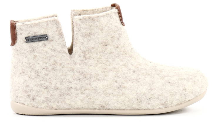 Shepherd dam tofflor, filtad ull Ester beige - Tofflor för damer - 129473 - 1