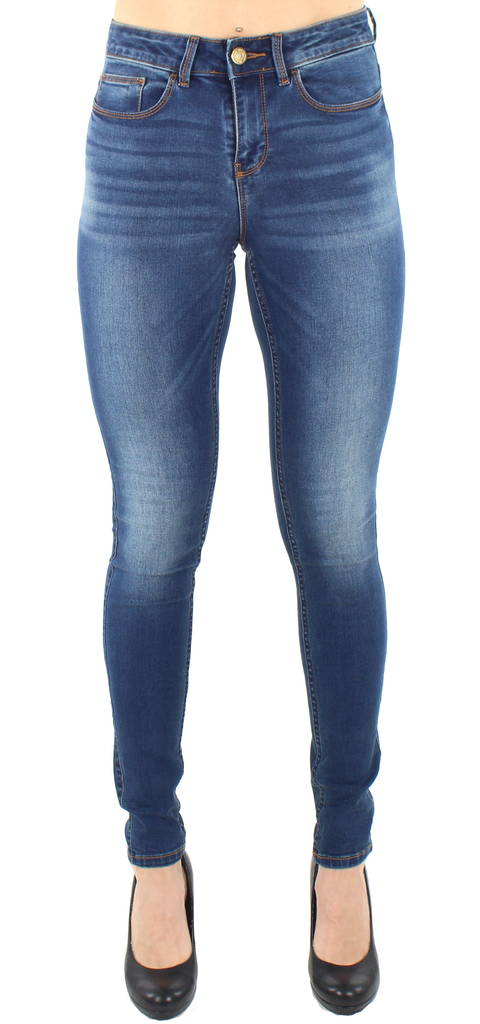 Vila Jeans Commit Felicia rw mörkblå - Jeans för damer - 122743 - 1