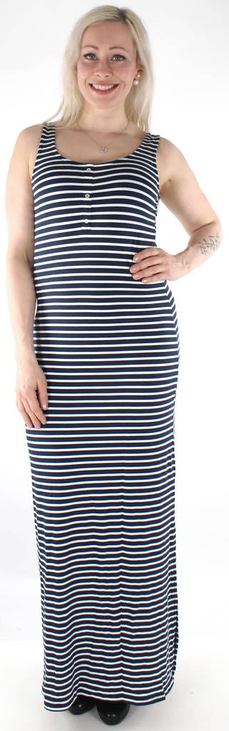 Vila Maximekko Dell, musta, sinivalko raita - Mekot ja tunikat - 126183 - 1