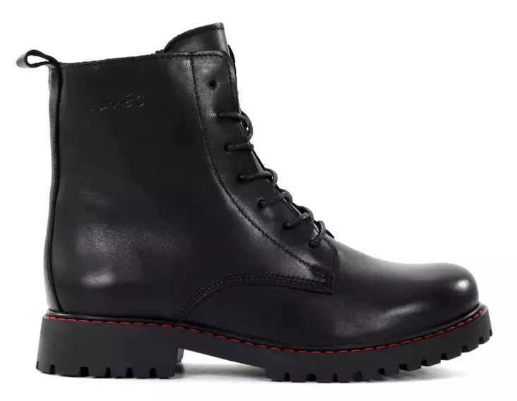 Ilves ankelboots i läder för dam 8280 svart - Stövletter och kängor för damer - 136963 - 1
