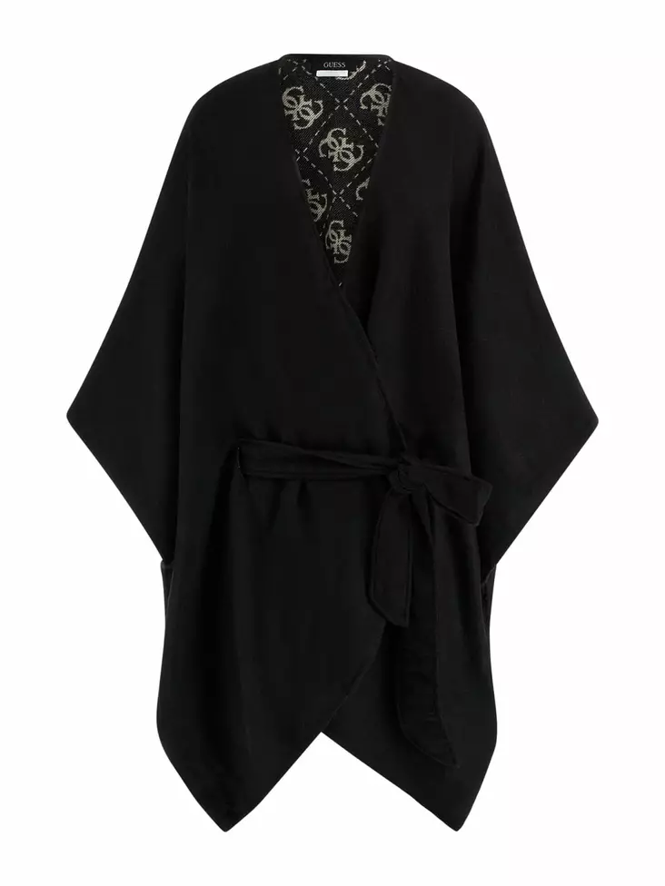 Guess Poncho AW5422POL03 BLA musta - Naisten viitat ja ponchot - 139793 - 1