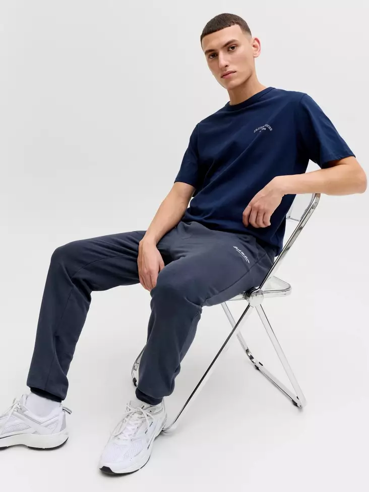 Jack&Jones miesten collegehousut Gordon Archive tummansininen - Miesten housut - 140253 - 1