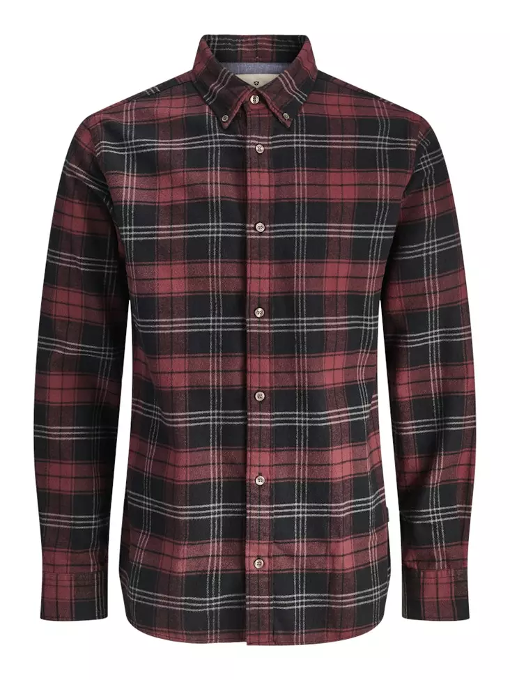 Jack&Jones miesten flanellipaita punainen ruutu - Miesten kauluspaidat - 139993 - 1