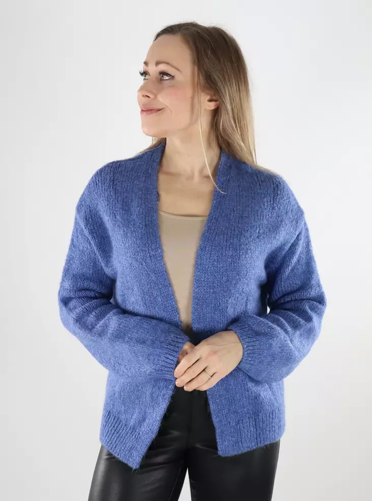 JDY naisten neuletakki Dinea Cardigan sininen - Naisten neuleet - 140033 - 1