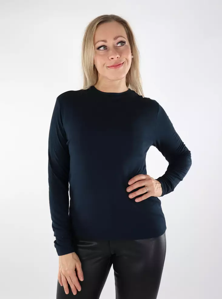 JDY tröja dam Como Bamboo sky Captain - Långärmade tröjor för damer - 136853 - 1