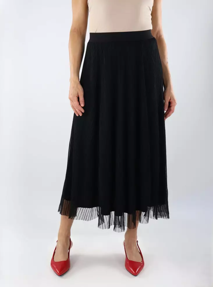 Only pliseerattu hame Lavina musta - Hameet - 139003 - 1