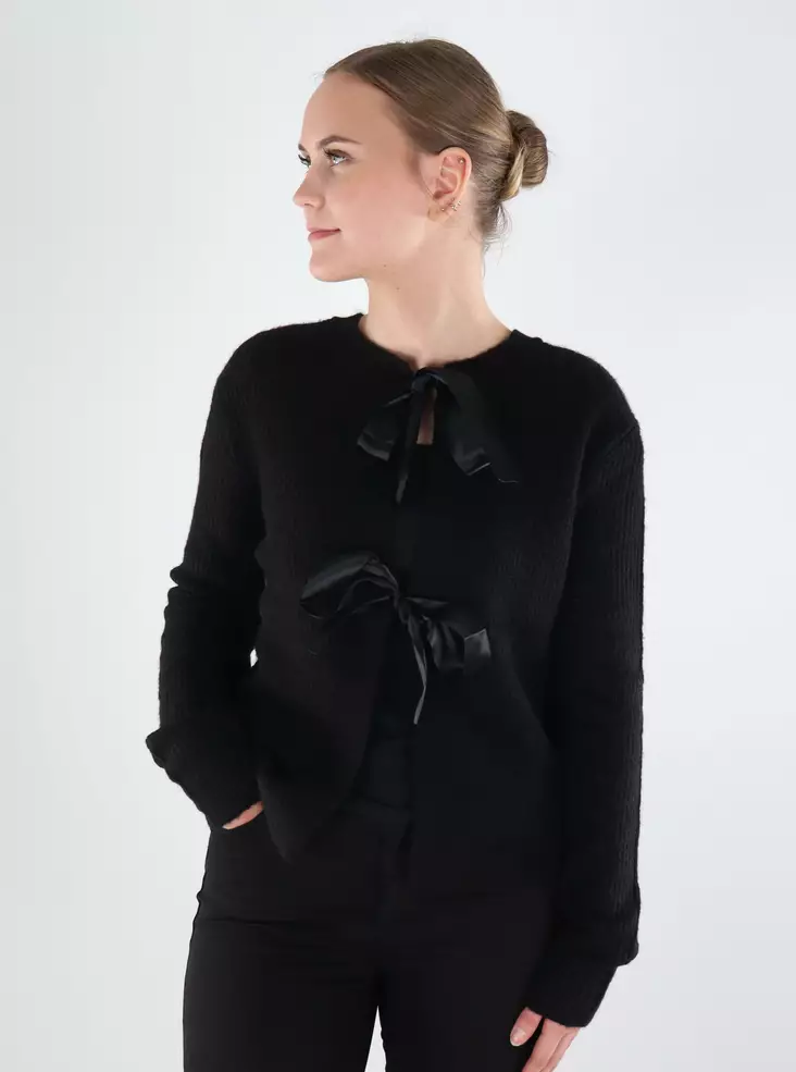 Pieces naisten neule Rilly musta - Naisten neuleet - 139703 - 1