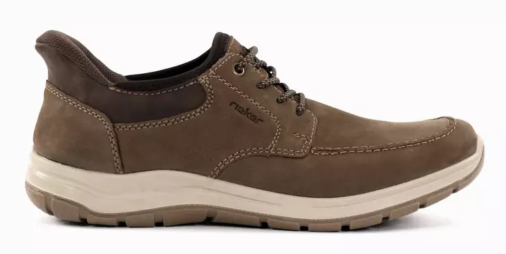 Rieker miesten leveälestiset READY2GO-kävelykengät 03656-24 ruskea - Miesten kävelykengät - 137793 - 1