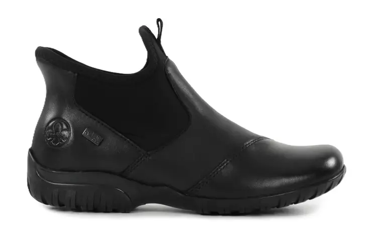 Rieker damkängor med bred läst L4677-00 svart - Rieker ankelboots - 139253 - 1