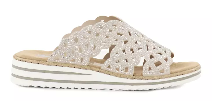 Rieker naisten pistokkaat V0689-63 beige - Rieker pistokkaat - 138153 - 1
