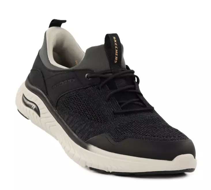 Skechers miesten leveälestiset tennarit 205340/BLK ARCH FIT CROSSER - EMERIC musta - Miesten tennarit - 138693 - 1