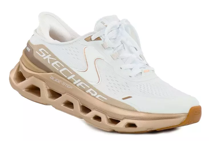 Skechers naisten Tennarit 150514/WGD Glide-step valkoinen/kulta - Skechers tennarit - 141213 - 1