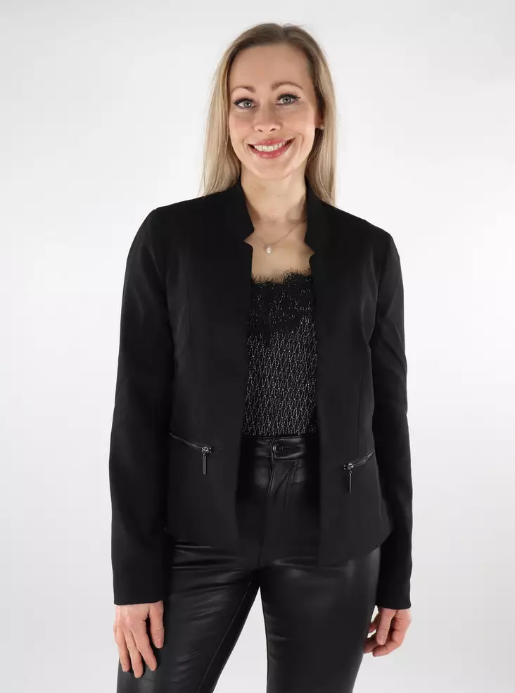 Vero Moda naisten bleiseri Lulu Zipper musta - Naisten jakut - 137493 - 1