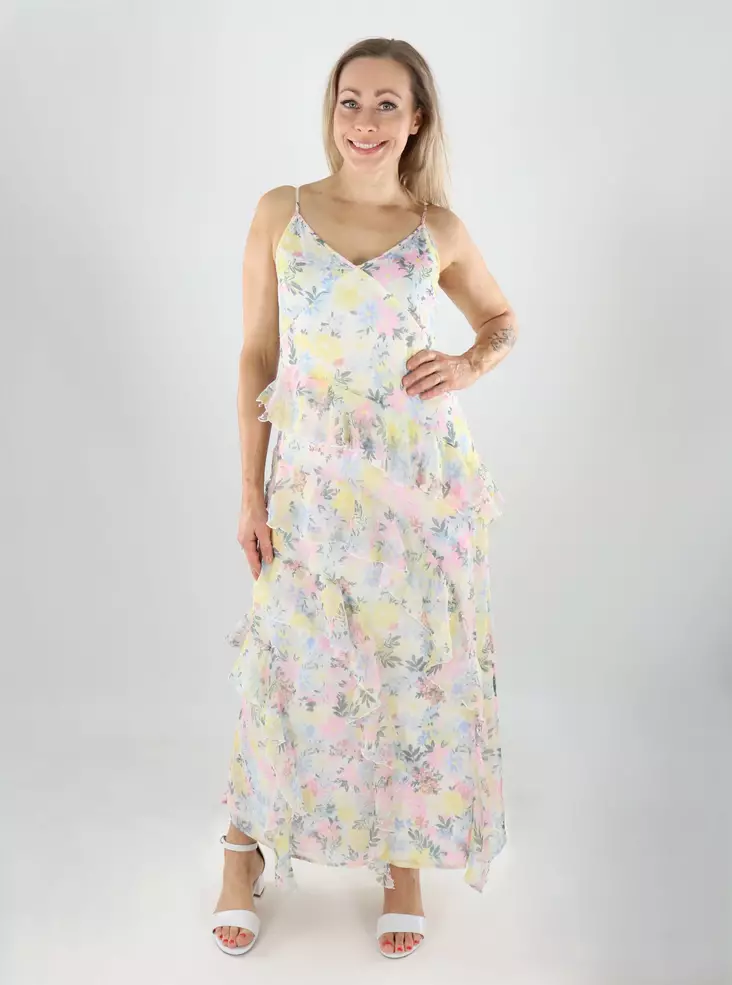 Vero Moda naisten mekko Smilla valkoinen/kuviollinen - Klänningar och tunikor - 141183 - 1