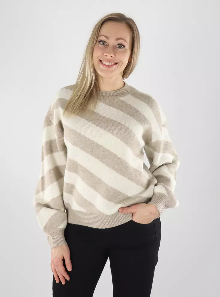Vero Moda naisten neule Lara beige - Naisten neuleet - 142043 - 1