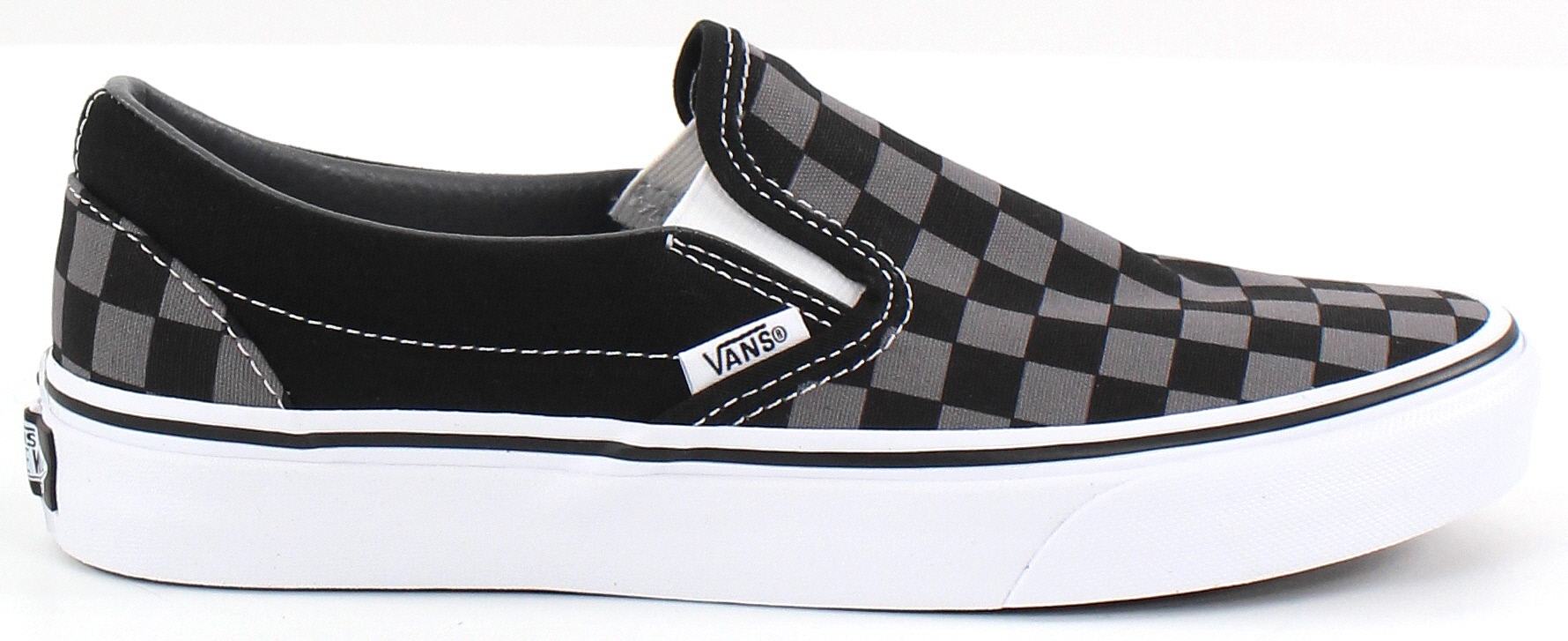 charcoal grey vans slip ons