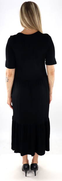 Vero Moda naisten trikoomekko Mitsi 2/4 musta - Mekot ja tunikat - 133884 - 2
