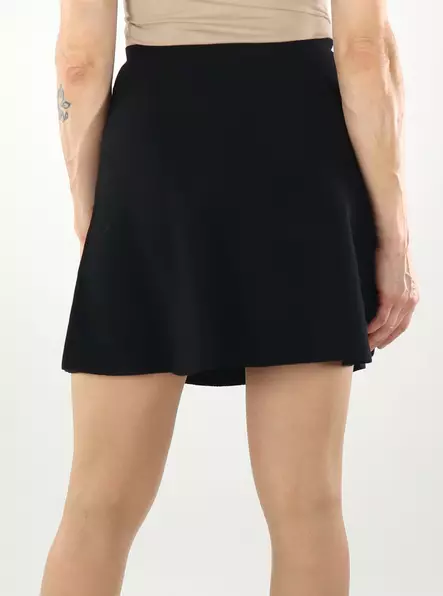 Only naisten hame Mellii short knit musta - Kjolar - 141564 - 2