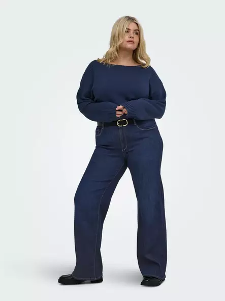 Only Carmakoma pluskoon farkut Thunder hw tummansininen - Jeans för damer - 141684 - 2