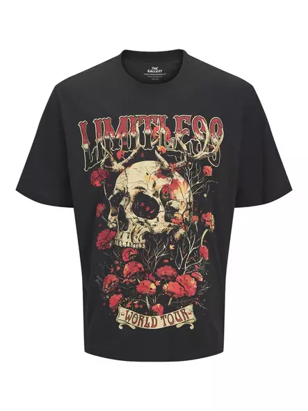 Jack&Jones miesten luomupuuvillainen T-Paita Band - Miesten T-paidat - 141024 - 1