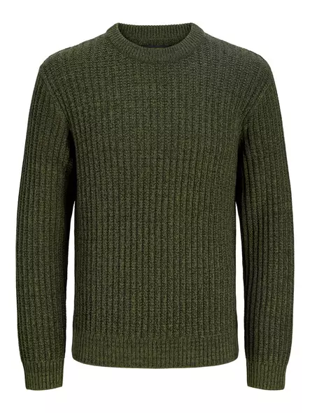 Jack&Jones miesten neule Axon tummanvihreä - Miesten neuleet - 142234 - 1