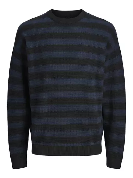 Jack&Jones miesten Neule Greene musta/sininen - Miesten neuleet - 139814 - 1