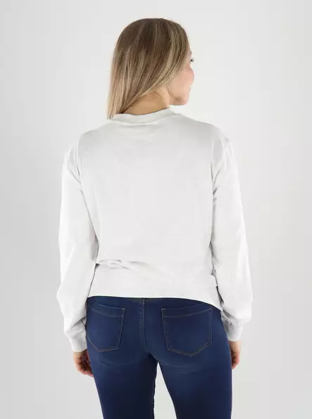 JDY naisten collegepusero Amalfi vaaleanharmaa - Huvtröjor och sweatshirts - 141304 - 2