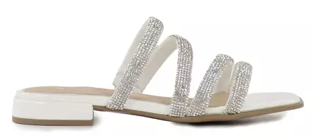 Marco Tozzi strassikoristeiset pistokkaat 87101-46 valkoinen - Pistokkaat - 140914 - 2