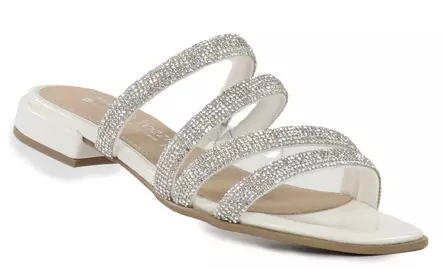 Marco Tozzi strassikoristeiset pistokkaat 87101-46 valkoinen - Pistokkaat - 140914 - 1