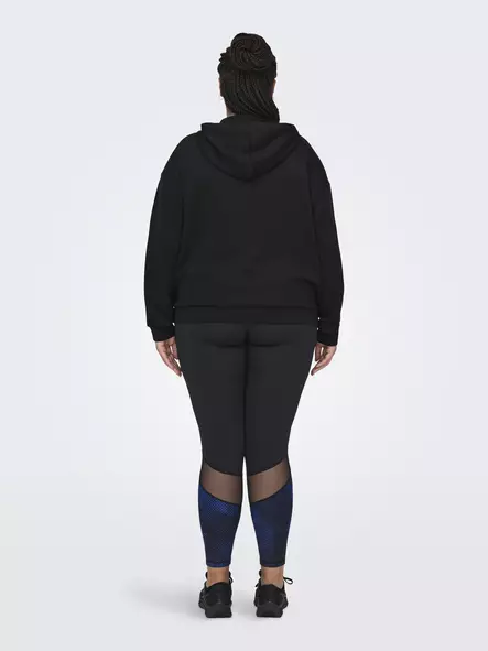 Only Play Curvy Collegetakki Lounge musta - Naisten urheiluhupparit ja colleget - 138964 - 2