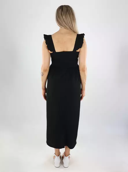 Pieces naisten mekko Luna smock musta - Mekot ja tunikat - 140734 - 2