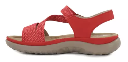 Rieker naisten sandaalit 64870-33 punainen - Rieker sandaalit - 140424 - 2