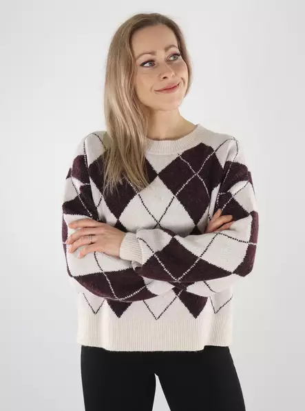 Vero Moda naisten neule Doffy birch/windsor - Naisten neuleet - 142254 - 1