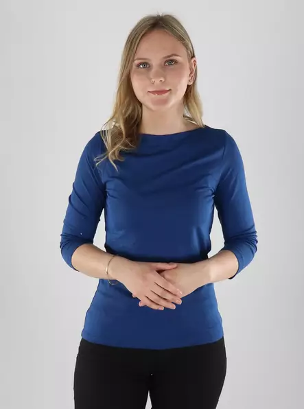 Vero Moda naisten paita Panda modal sininen - Naisten pitkähihaiset paidat - 141294 - 1