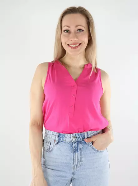 Vero Moda naisten toppi Bella V-Neck pinkki - Naisten topit - 138144 - 1