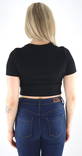 JJXX naisten t-paita Florie rib musta - Naisten T-paidat - 133214 - 2