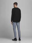 Jack&Jones miesten merinovilla neule Mark merino musta - Miesten neuleet - 129924 - 2