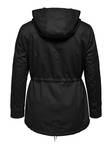 Only Carmakoma naisten pluskoon Parkatakki Lorca spring musta - Naisten kevyet takit - 133064 - 6