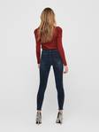 Only Jeans Blush life mid rea409 mörkblå - Jeans för damer - 126654 - 2