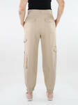 Only lårfickor för damer MW Linne oxford tan - Byxor för damer - 135964 - 2