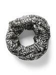 Pieces Tubscarf svart / tigermönster - Halsdukar för damer - 135674 - 1
