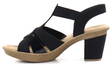 Rieker Sandaalit 665K3-00 musta - Rieker sandaalit - 133304 - 2