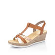 Rieker Kilklackade sandaler 61995-81 brun - Rieker sandals - 130604 - 3
