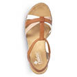 Rieker Kilklackade sandaler 61995-81 brun - Rieker sandals - 130604 - 4