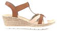 Rieker Kilklackade sandaler 61995-81 brun - Rieker sandals - 130604 - 1