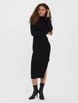 Vero Moda pitkä neulemekko Willow musta - Naisten neuleet - 132604 - 1